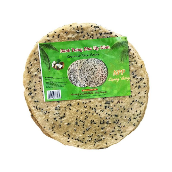 Bánh tráng dừa Tây Ninh (Túi 5 chiếc)