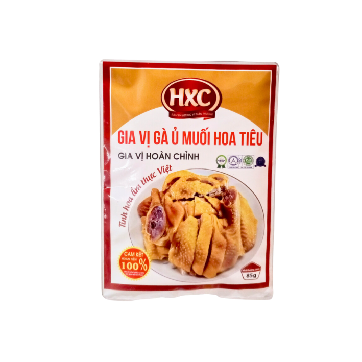 Gia vị gà ủ muối hoa tiêu HXC 85g
