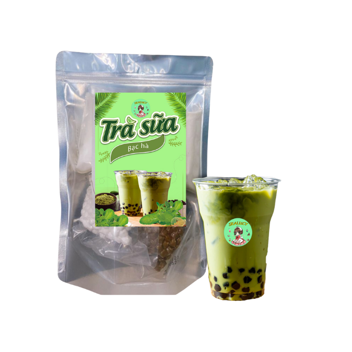 Trà sữa bạc hà