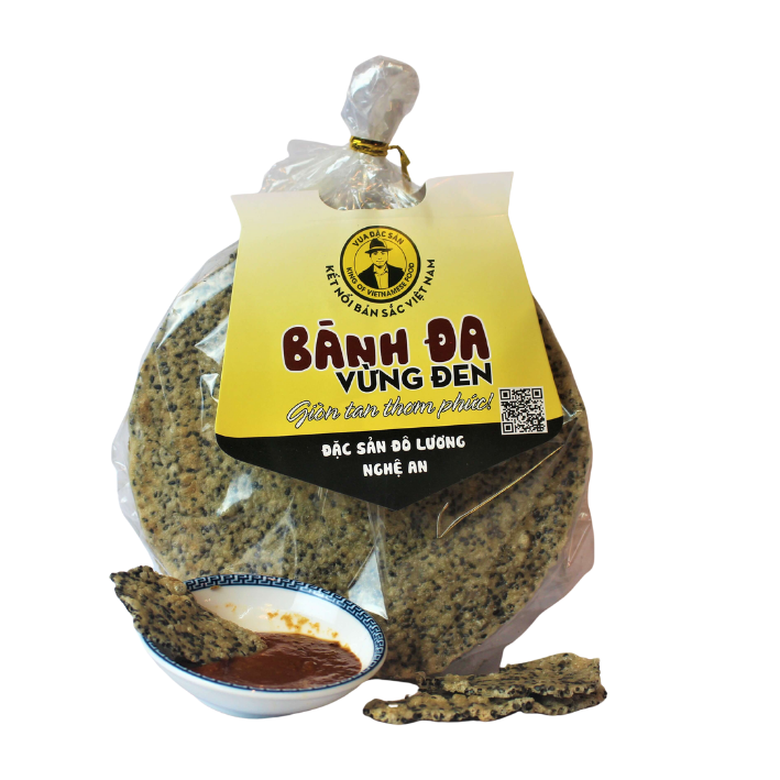 Bánh đa vừng đen nướng sẵn