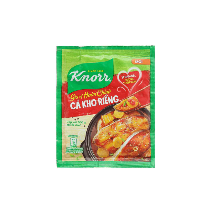 Gia Vị Hoàn Chỉnh CÁ KHO RIỀNG Knorr